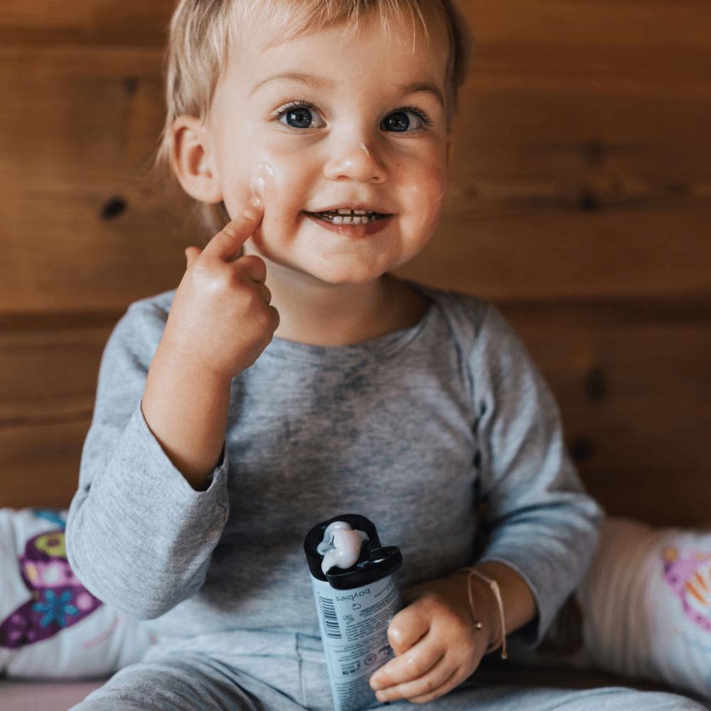baybies Wind- & Wettercreme Anwendung Kind bei Kälte | baybies Pflegeprodukte für Kleinkinder und Säuglinge